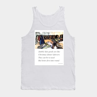 Jumble Sale Poem Tank Top